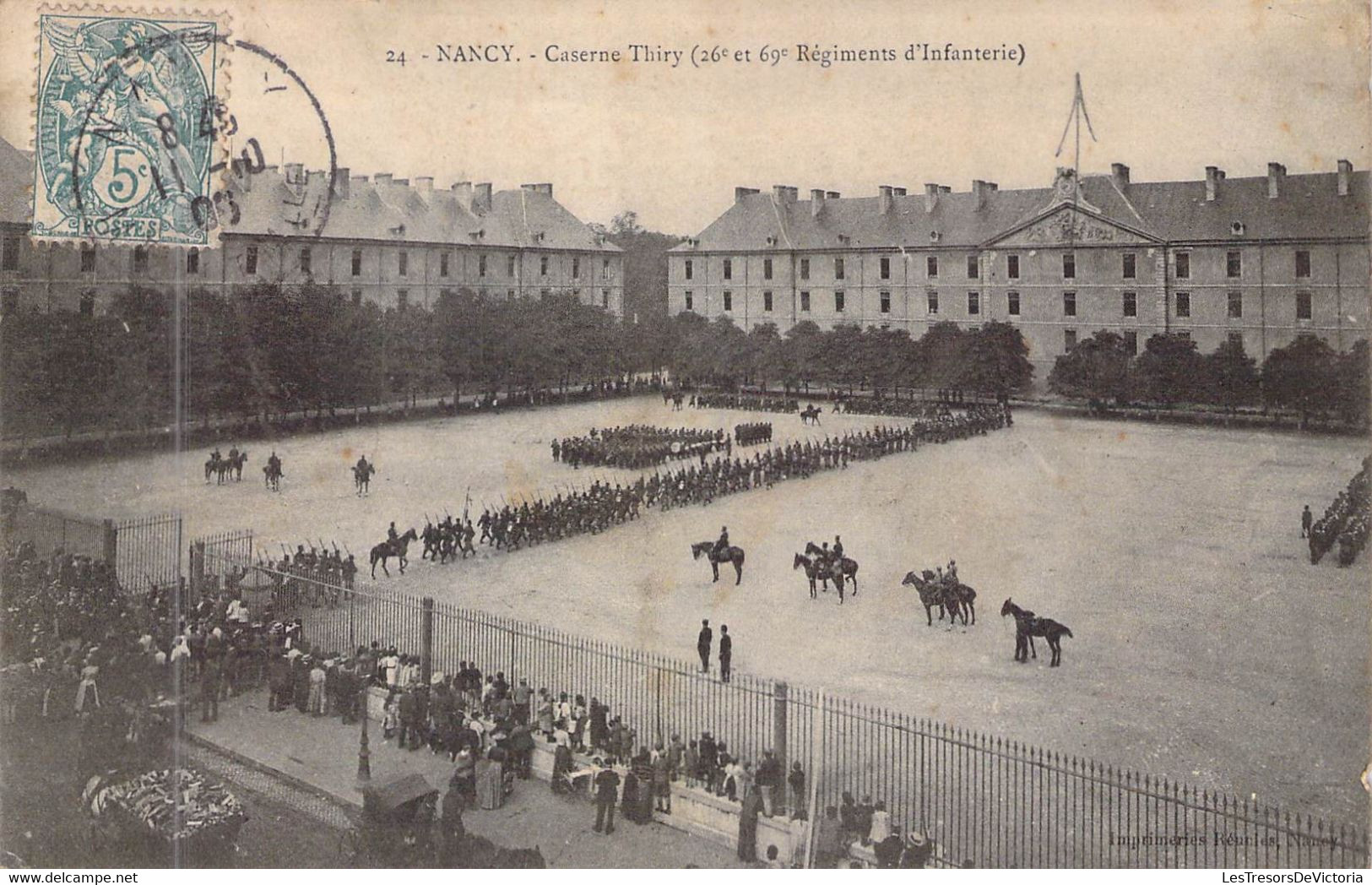 Thèmes - Militaria - Casernes - NANCY - Caserne Thiry ( 26e Et 69e Régiments D'Infanterie) - Carte Postale Ancienne - Barracks