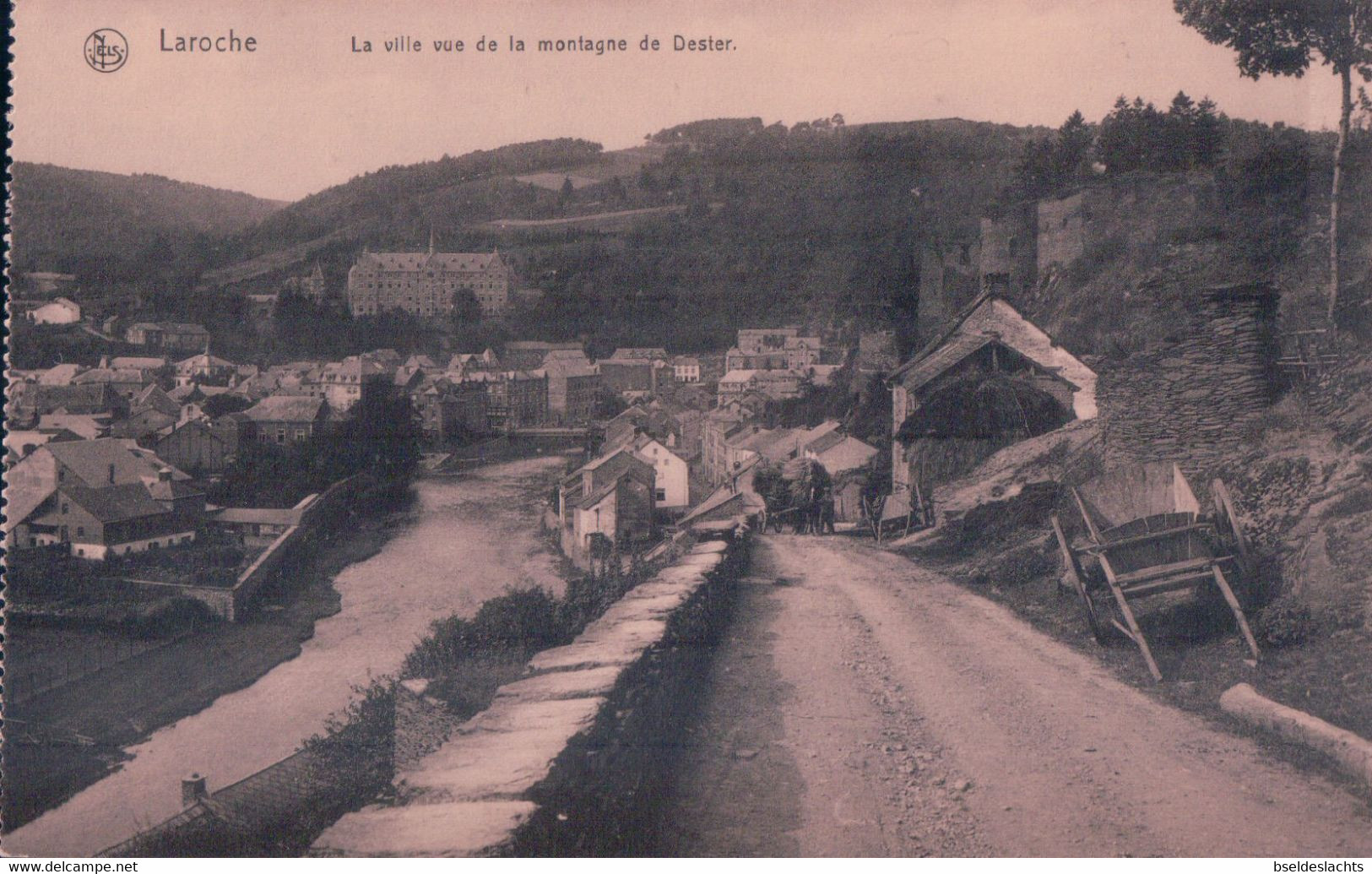 Laroche La Ville Vue De La Montagne De Dester - La-Roche-en-Ardenne