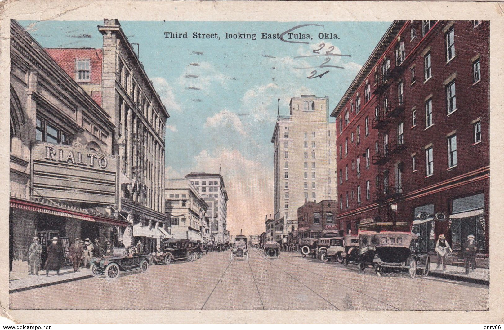 TULSA THIRD STREET LOOKING EAST - Tulsa