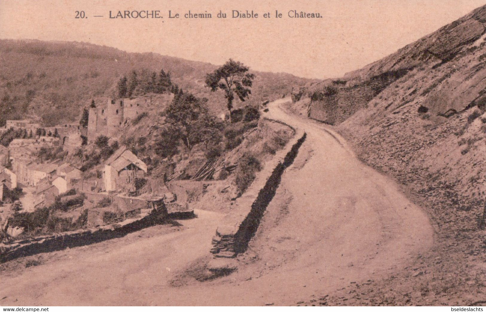 Laroche Le Chemin Du Diable Et Le Chateau - La-Roche-en-Ardenne