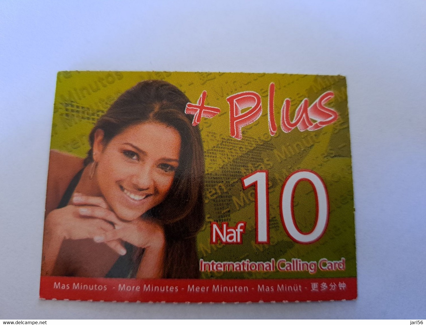 CURACAO  DIGICEL FLEX CARD  NAF 10 ,-  LADY     VERY FINE USED CARD        ** 12088** - Antillas (Nerlandesas)