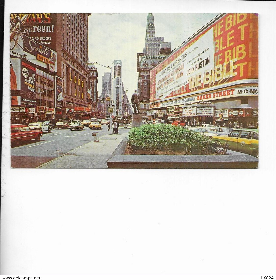 TIMES SQUARE. NEW YORK CITY. SHOWING THE NEW ALLIED CHEMICAL TOWER BUILDINGS. - Time Square