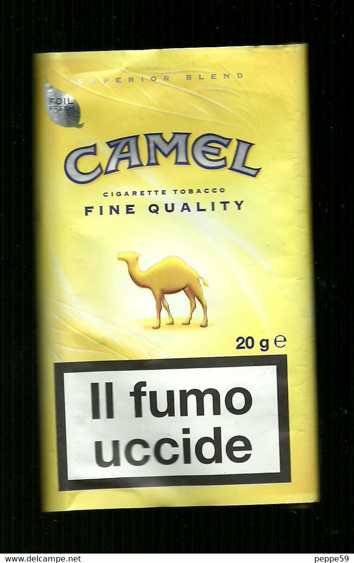 Busta Di Tabacco (Vuota) - Camel Fine Quality 20g - Etiquettes