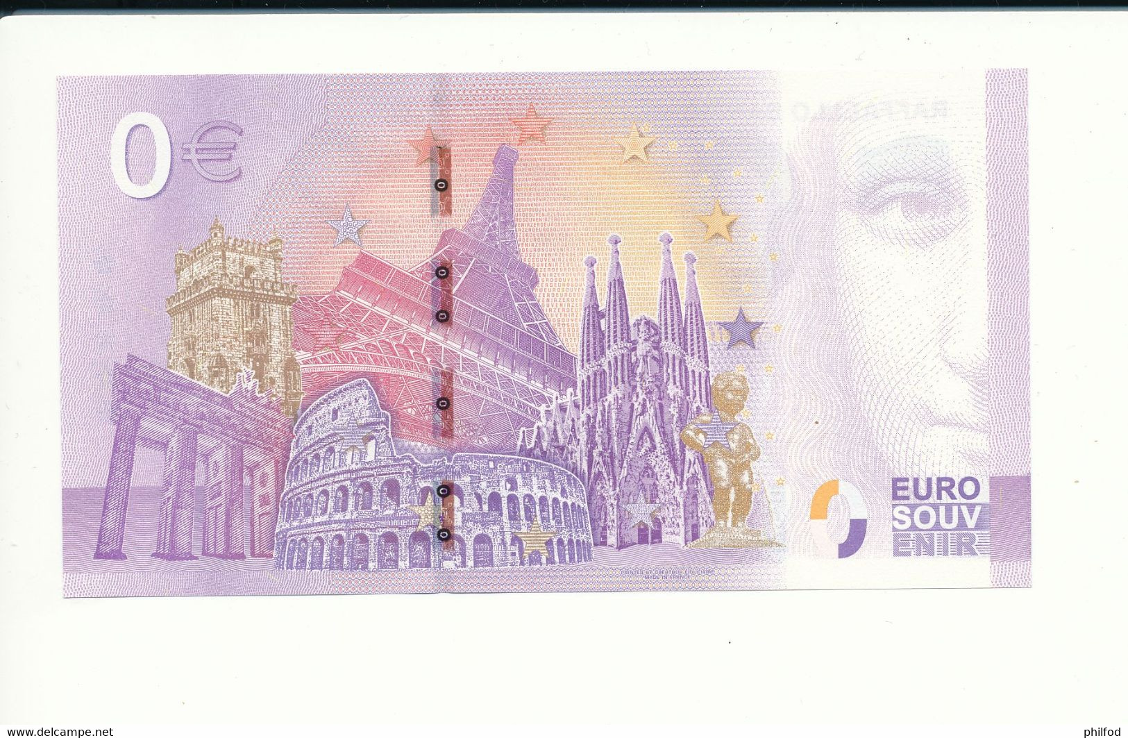 Billet Touristique 0 Euro - RAFFAELLO SANZIO I PERSONAGGI CHE HANNO FATTO LA STORIA - SECL- 2020-1 - N° 749 - Autres & Non Classés