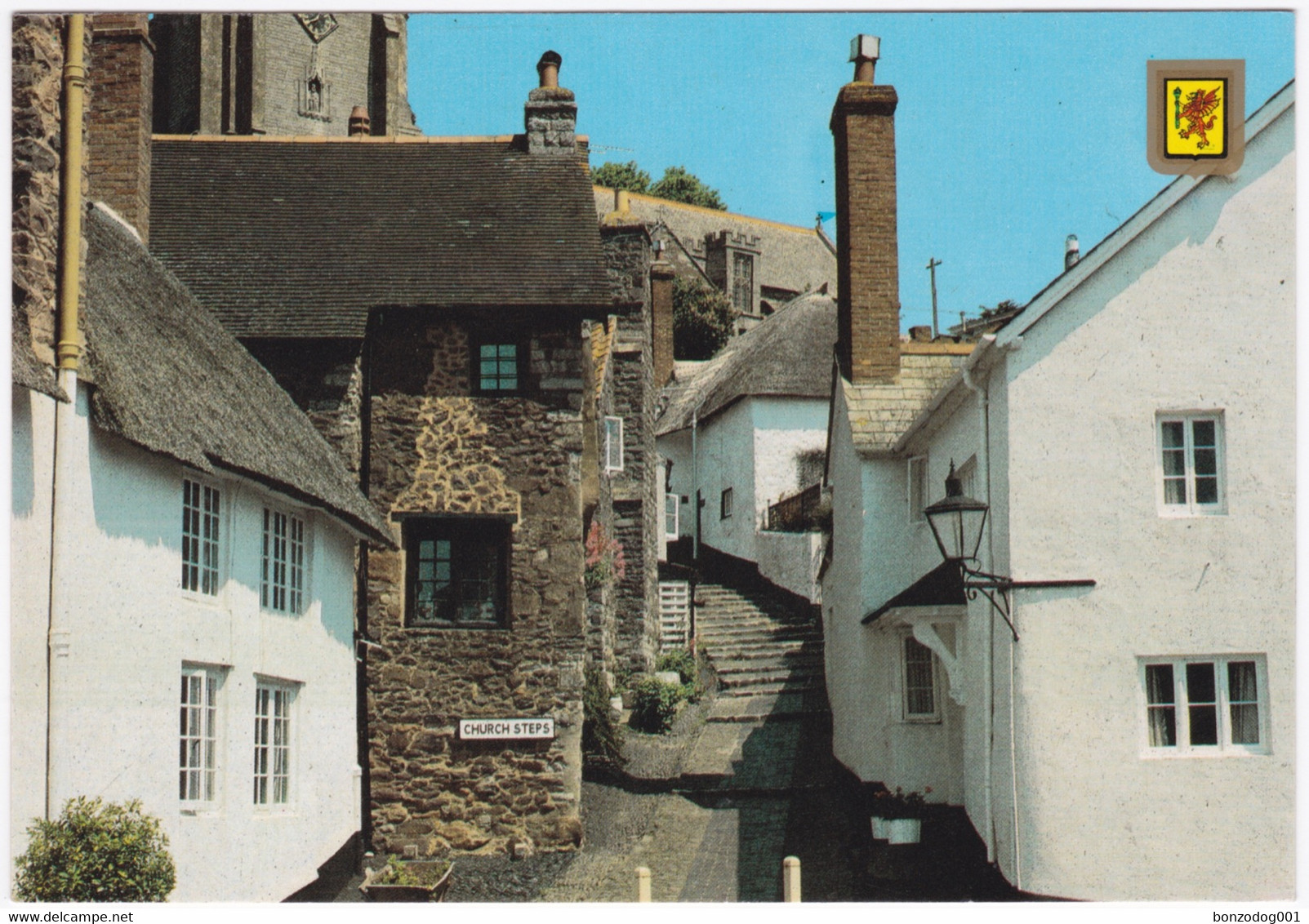 Blackmores Of Exmoor Postcard Church Steps, Minehead, Somerset - Minehead