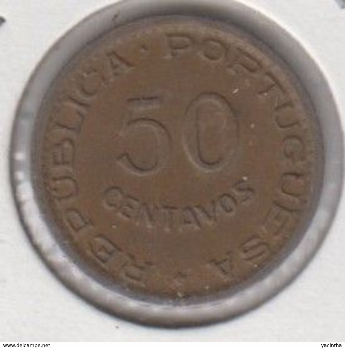 @Y@   Angola  50  Centavos  1954    (12) - Angola