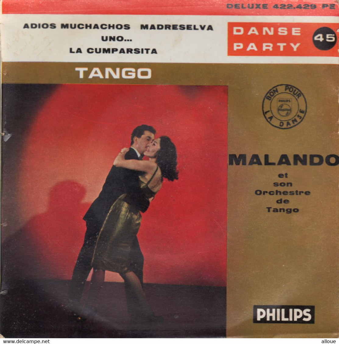 MALANDO ET SON ORCHESTRE DE TANGO -  FR EP - LA CUMPARSITA   + 3 - Autres - Musique Espagnole