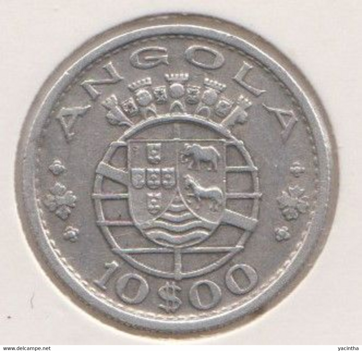 @Y@   Angola  10  Escudo  1952    (15) - Angola