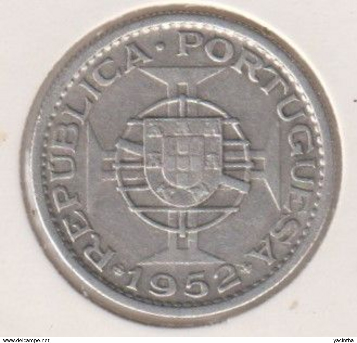 @Y@   Angola  10  Escudo  1952    (15) - Angola