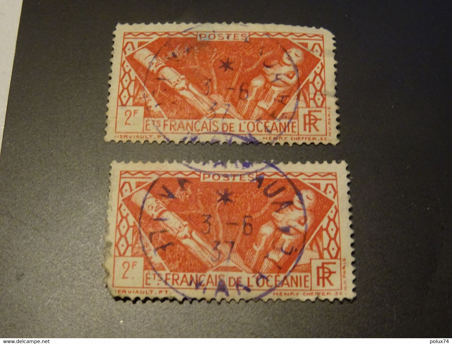 TAHITI  MANATEA !   Oblitéré Abimé - Used Stamps