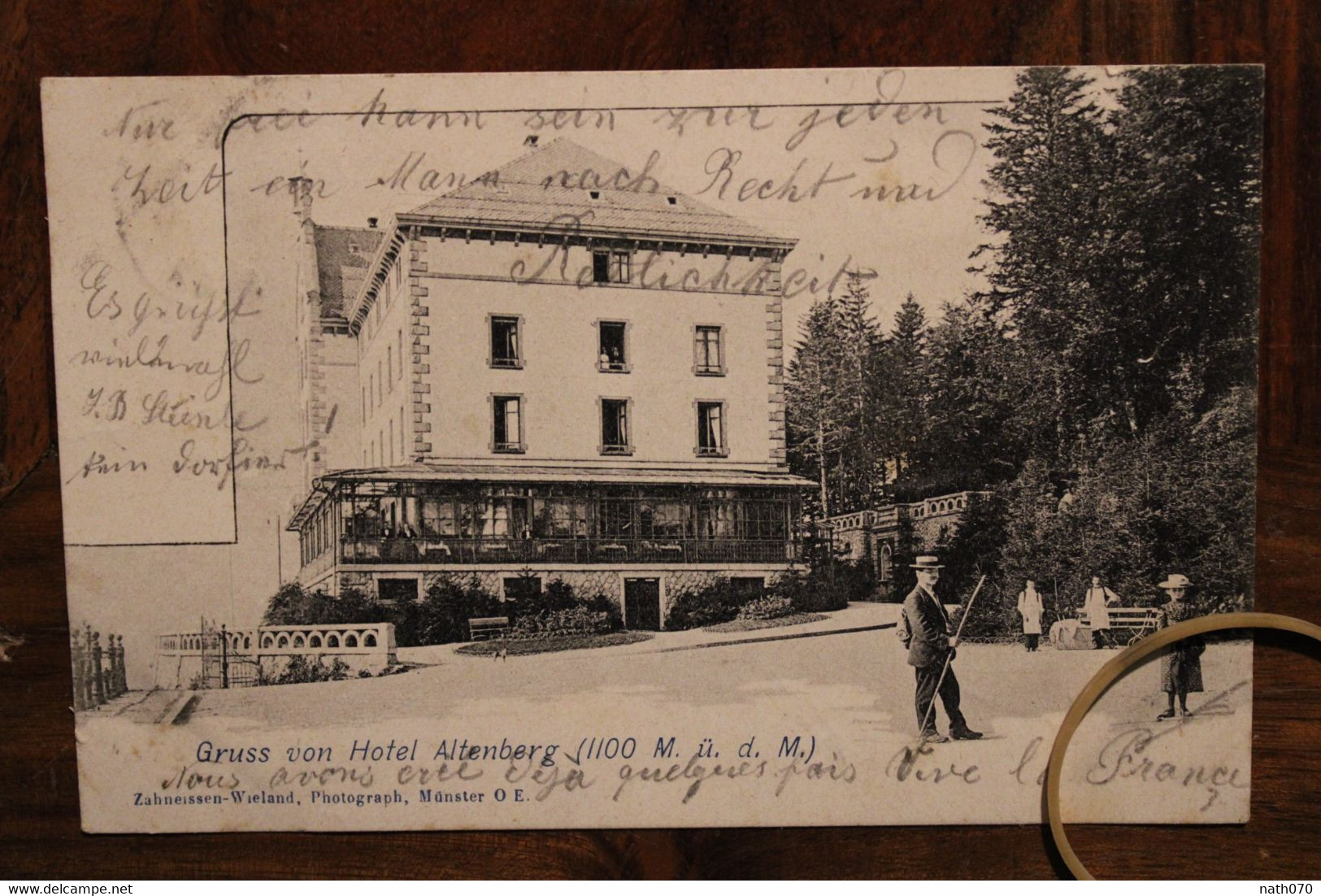 AK 1902 Cpa Gruss Aus Gruß Deutsches Reich Litho Elsass Alsace Hotel Altenberg - Other & Unclassified