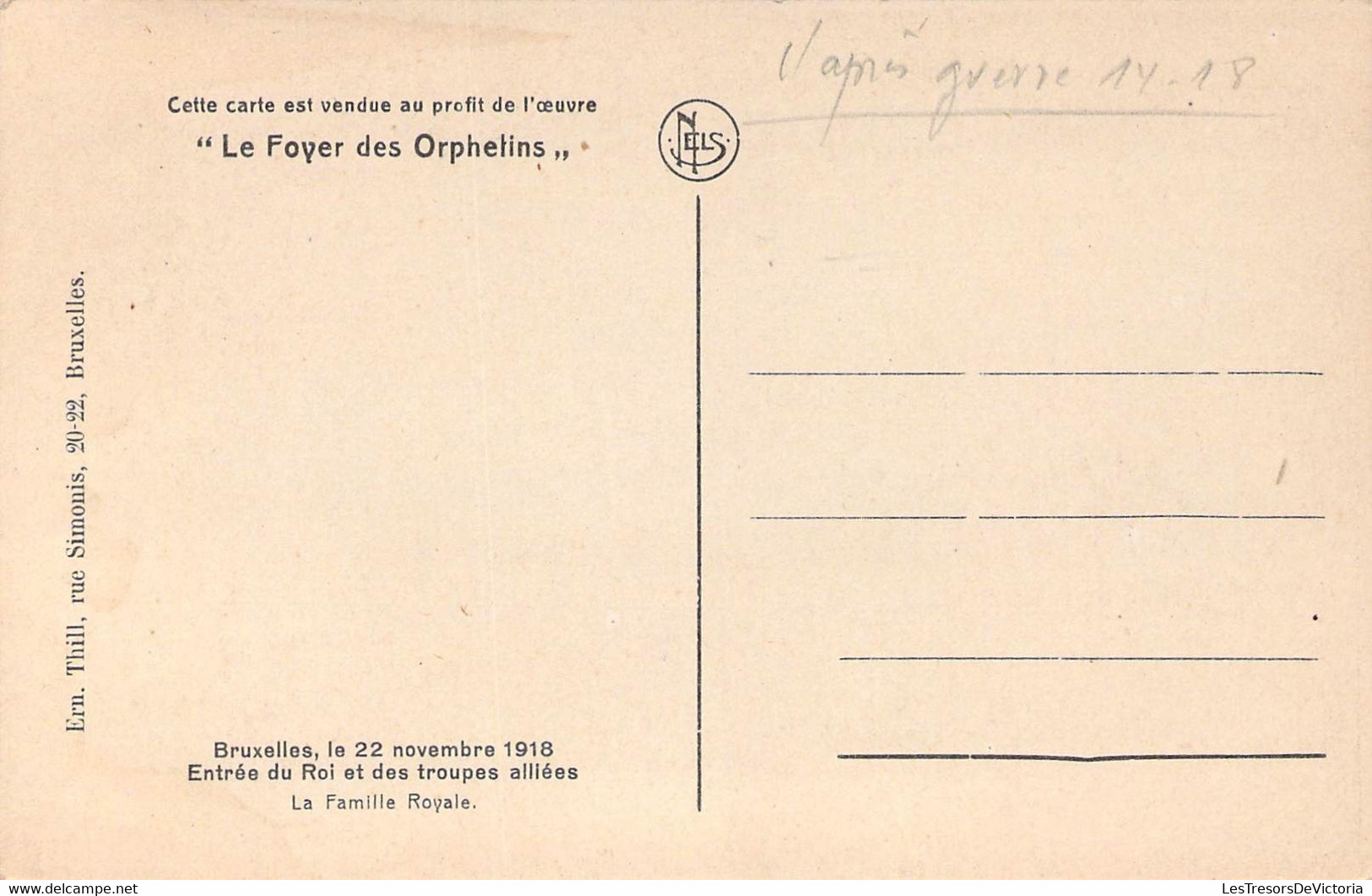 Militaria - Défilé militaire après guerre 1914-1918 - lot de neuf cartes -  Edit. Ern. Thill. - Carte Postale Ancienne