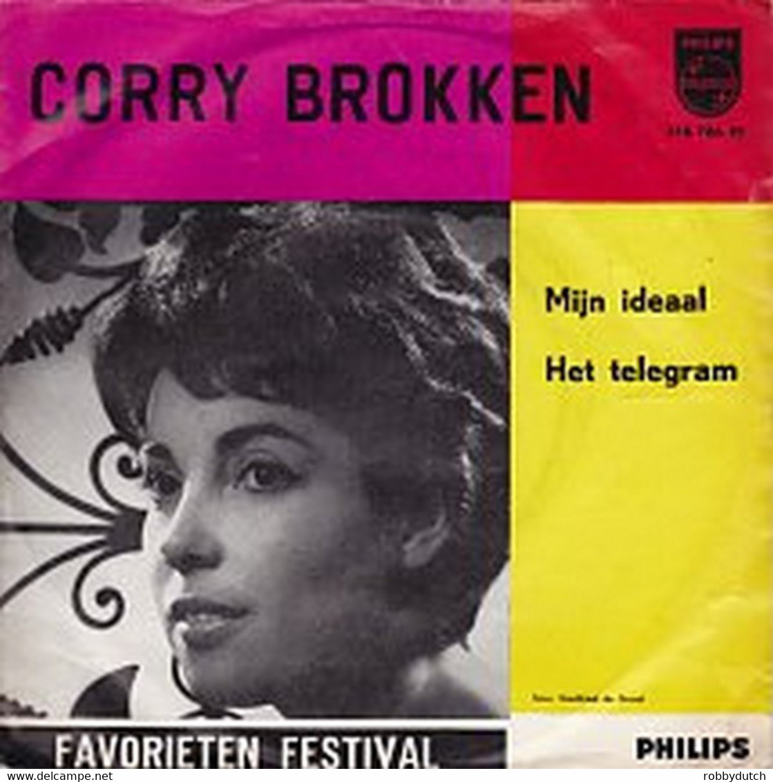 * 7" *  CORRY BROKKEN - MIJN IDEAAL (Holland 1962 EX-) - Otros - Canción Neerlandesa