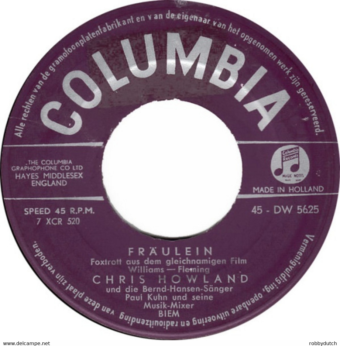 * 7" *  Chris Howland - Mama - Blues