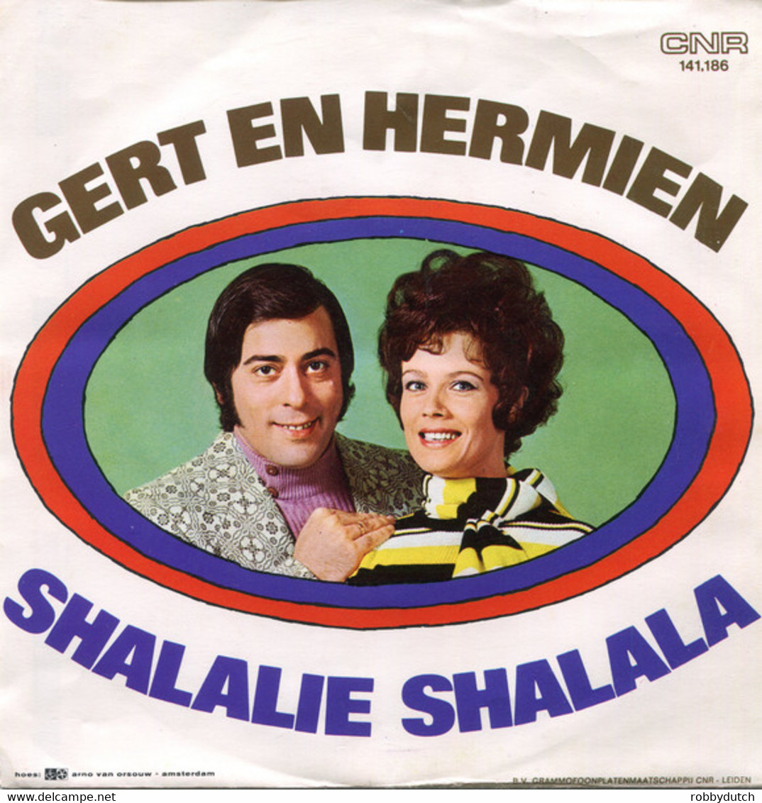 * 7" *  GERT En HERMIEN - SHALALIE SHALALA (Holland 1972 EX-) - Altri - Fiamminga