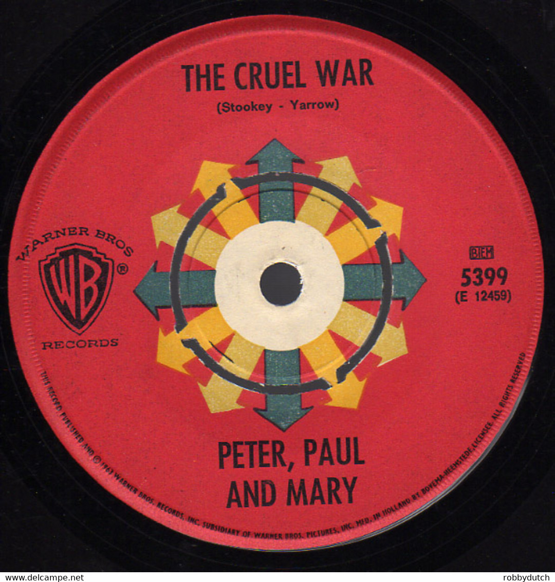 * 7" *  Peter, Paul And Mary - Stewball  (Holland 1963) - Country Et Folk