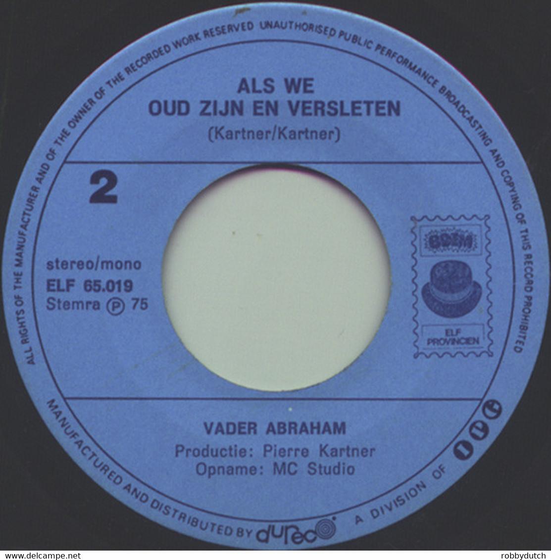 * 7" *  VADER ABRAHAM - 'T KLEINE CAFÉ AAN DE HAVEN (Holland 1976) - Other - Dutch Music