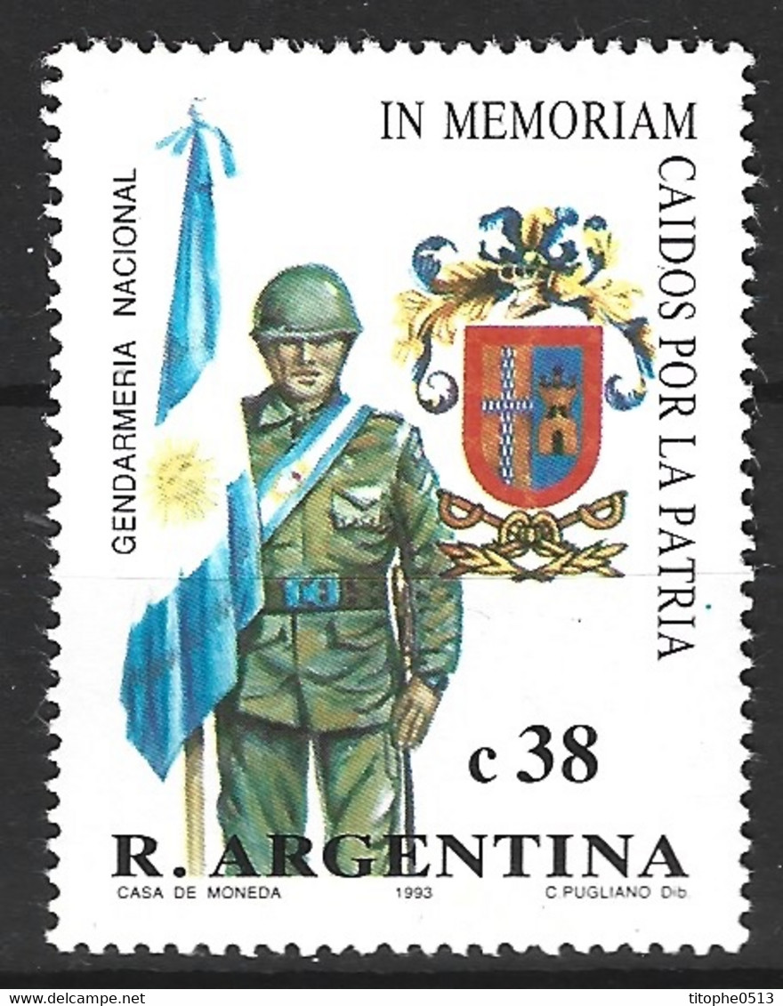 ARGENTINE. N°1815 De 1993. Gendarme. - Police - Gendarmerie