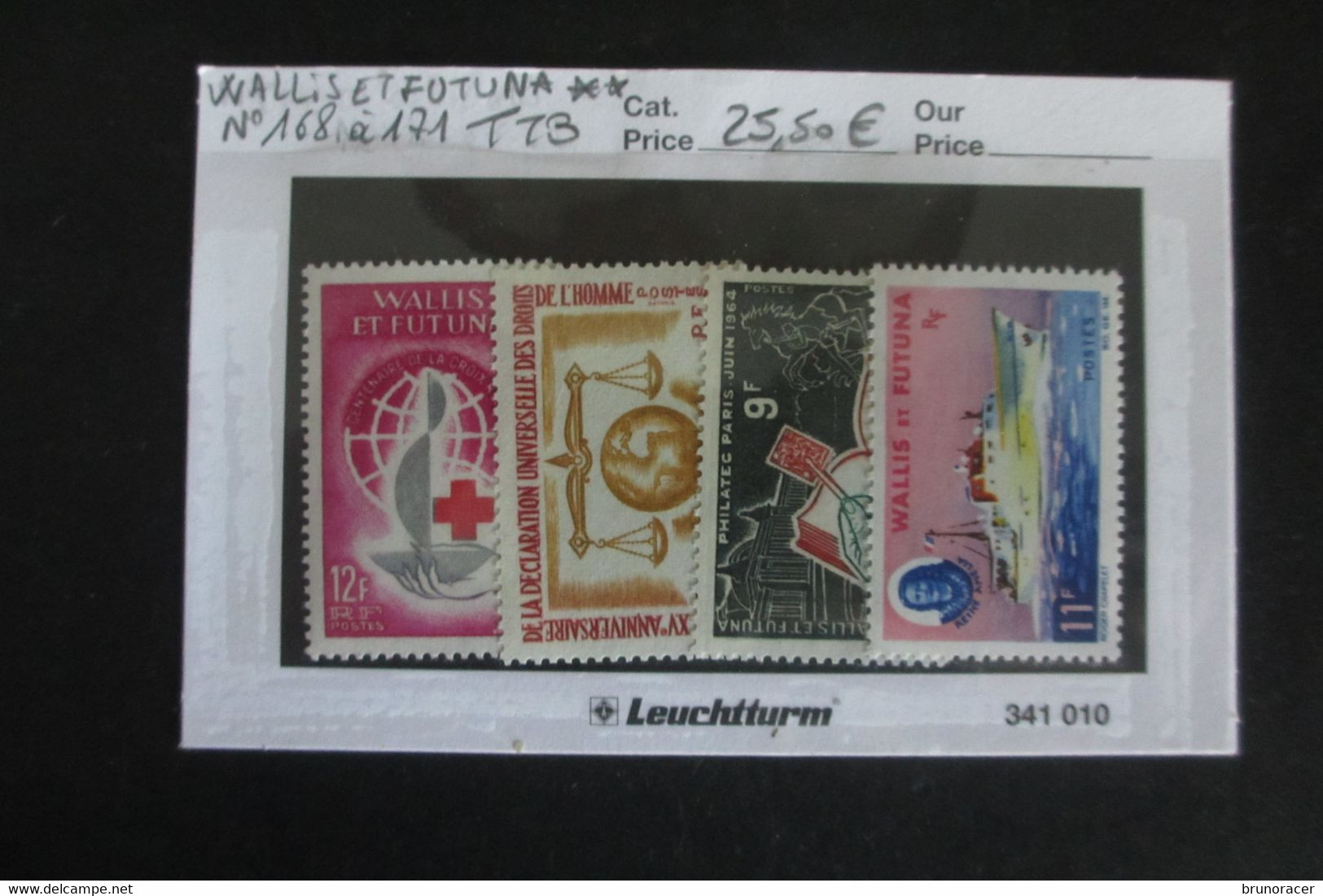 WALLIS & FUTUNA N°168 à 171 NEUF** TB COTE 25,50 EUROS VOIR SCANS - Neufs