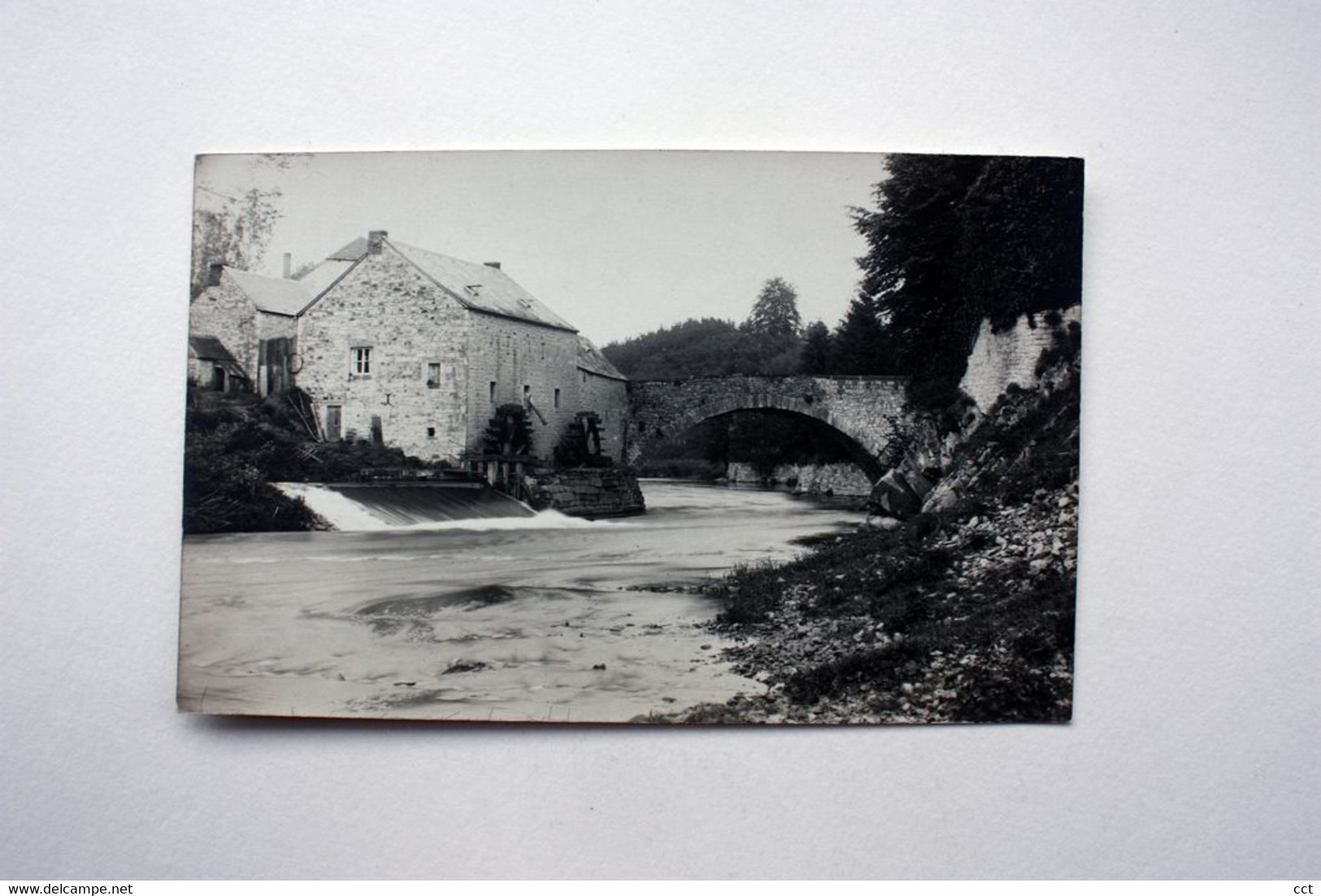 Durbuy  CARTE PHOTO  L'Ourthe à Durbuy En 1903. - Durbuy