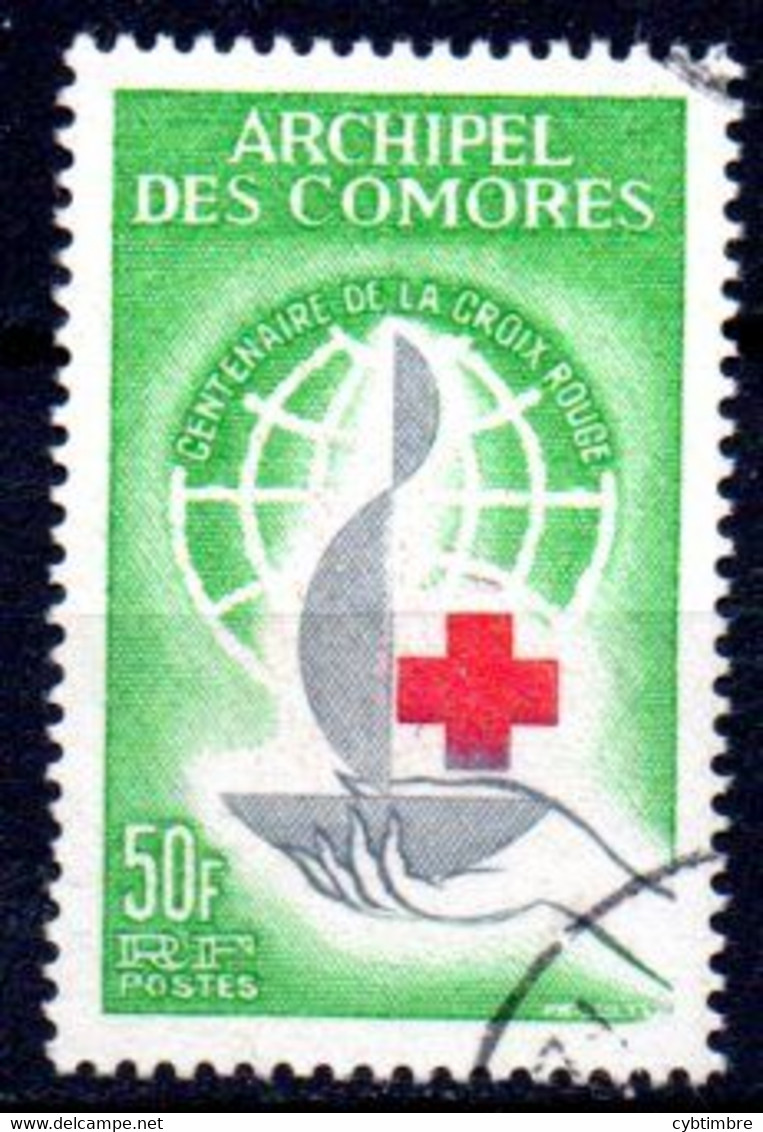 Comores: Yvert N° 27; Croix Rouge - Gebruikt