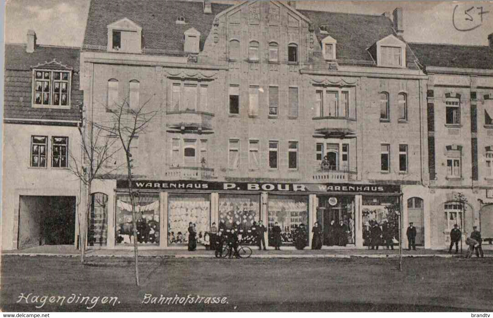57 HAGENDINGEN HAGONDANGE   Rue De La Gare - Hagondange