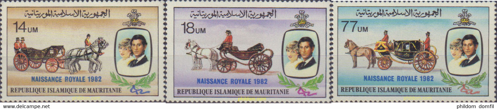 79522 MNH MAURITANIA 1982 NACIMIENTO REAL - Mauritanie (1960-...)