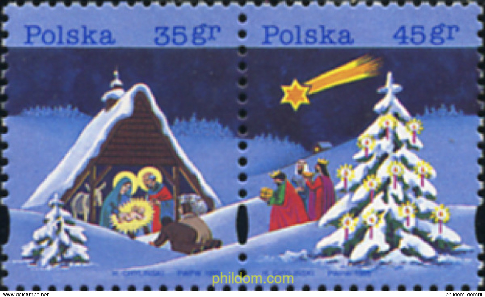 169156 MNH POLONIA 1995 NAVIDAD - Unclassified