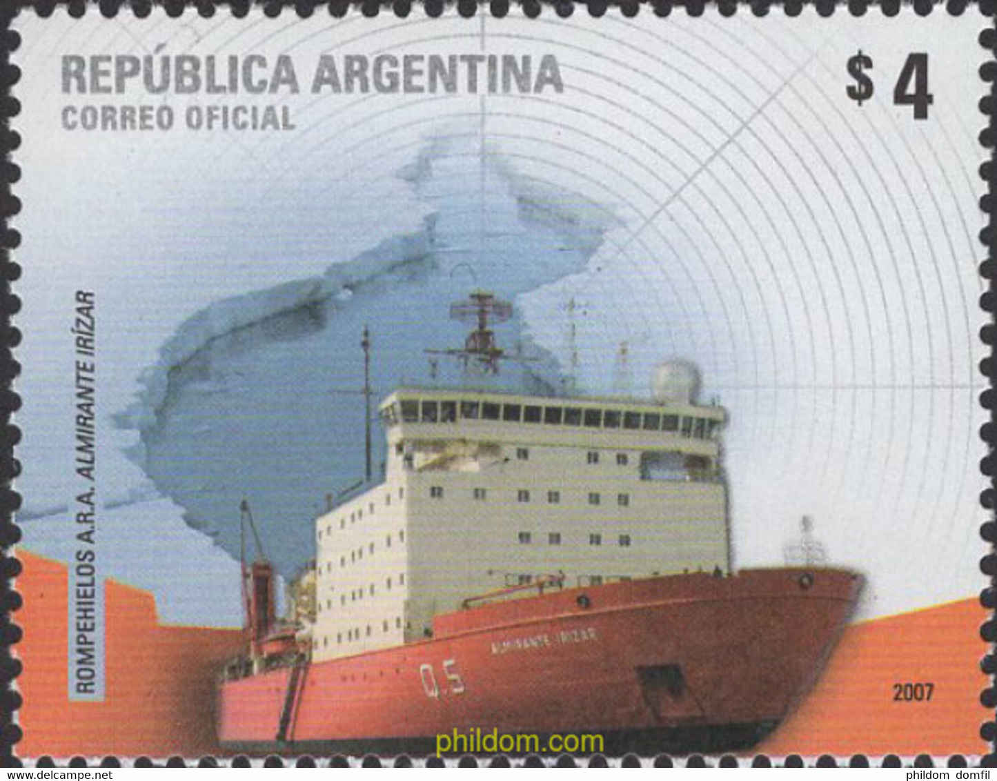 222228 MNH ARGENTINA 2007 CINCUENTENARIO DE LA FEDERACION DE EMPLEADOS DE CORREOS Y TELECOMUNICACIONES - Used Stamps