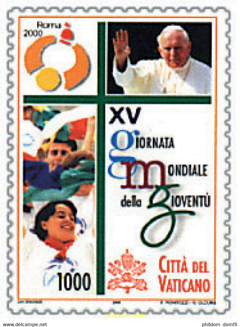 71666 MNH VATICANO 2000 DIA MUNDIAL DE LA JUVENTUD - Used Stamps
