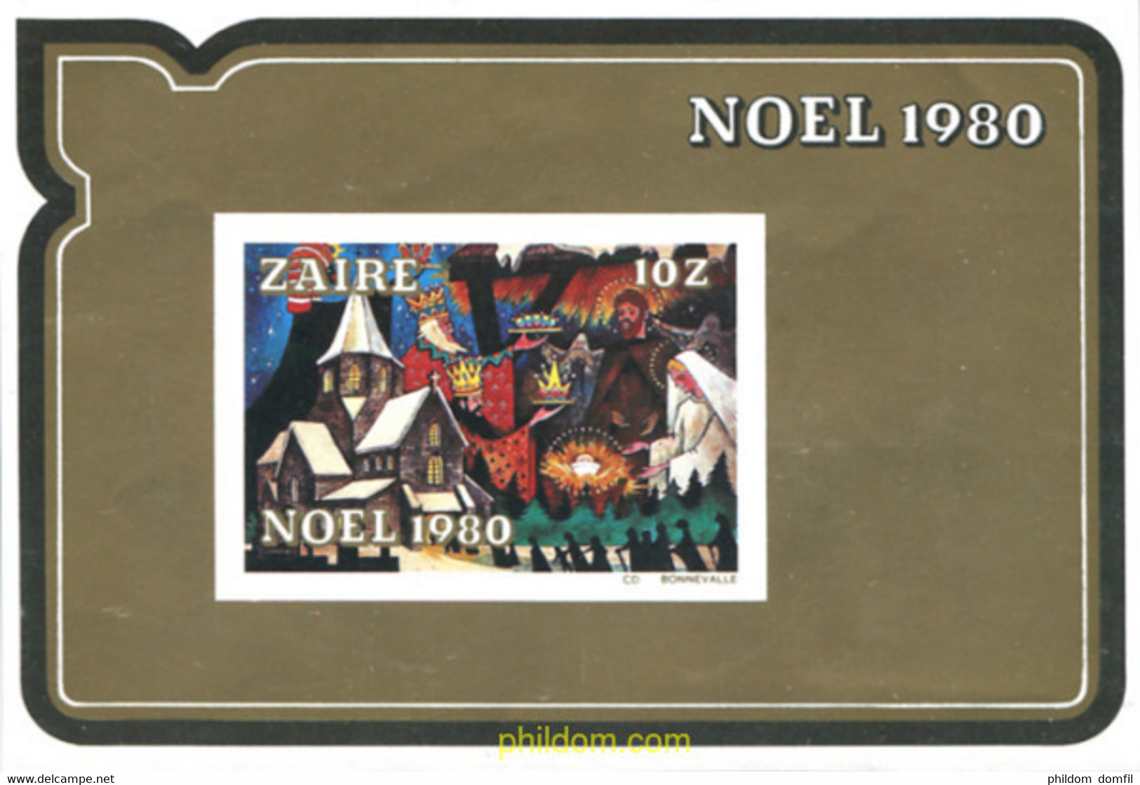 286725 MNH ZAIRE 1980 NAVIDAD - 1980-1989