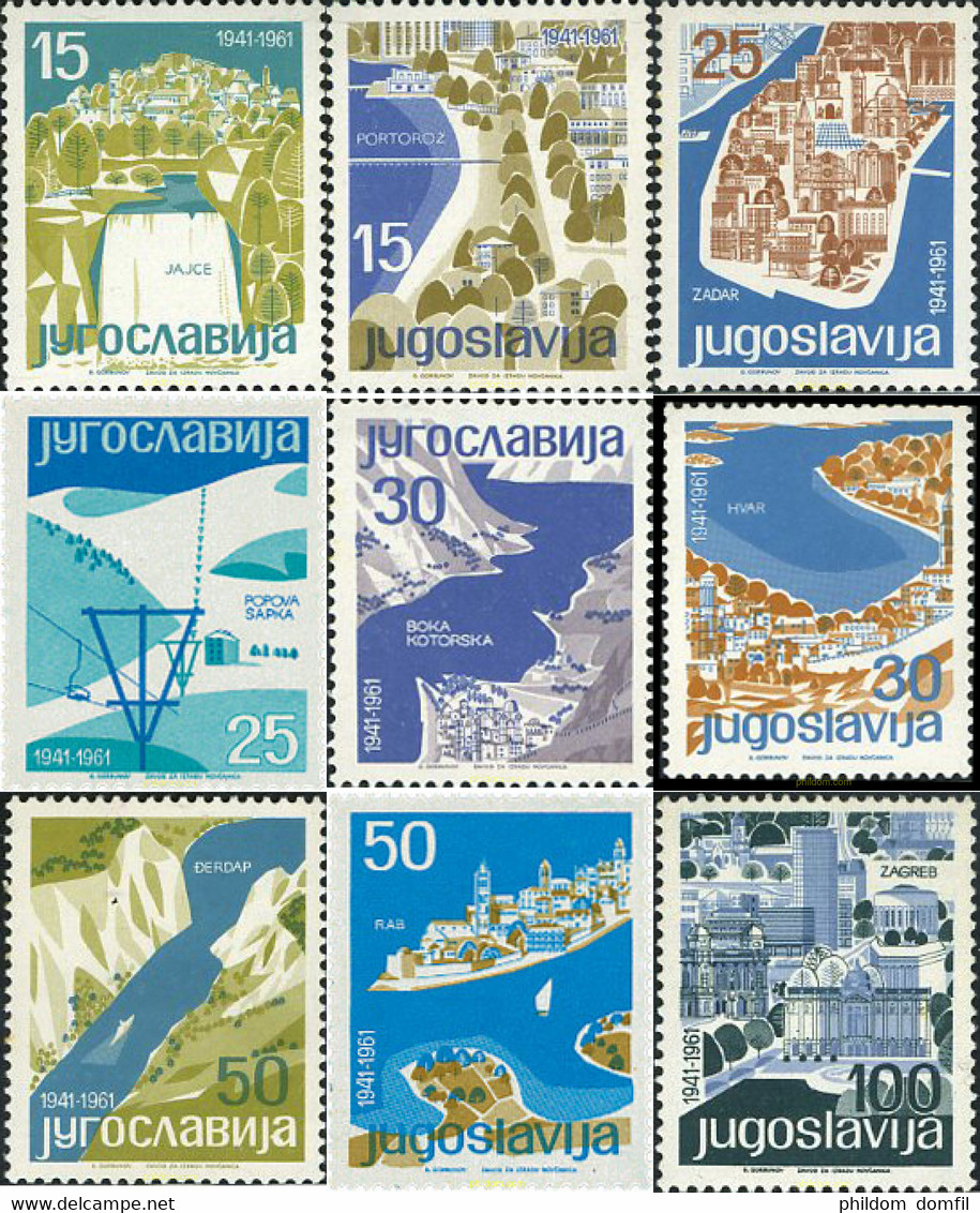 670181 MNH YUGOSLAVIA 1962 TURISMO - Colecciones & Series