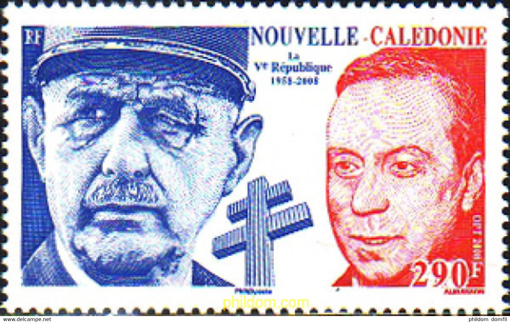 236433 MNH NUEVA CALEDONIA 2008 50 ANIVERSARIO DE LA REPUBLICA - Used Stamps