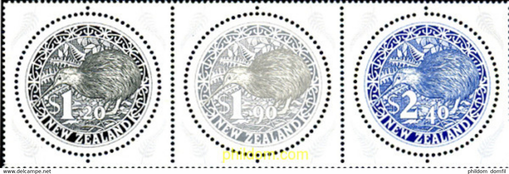 265254 MNH NUEVA ZELANDA 2011 SERIE BASICA - KIWI - Varietà & Curiosità