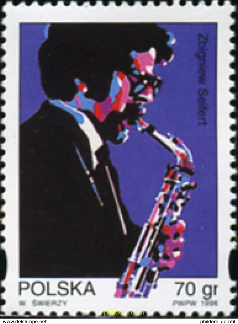 169237 MNH POLONIA 1996 HOMENAJE AL MUSICO DE JAZZ ZBIGNIEW SEIFERT - Sin Clasificación