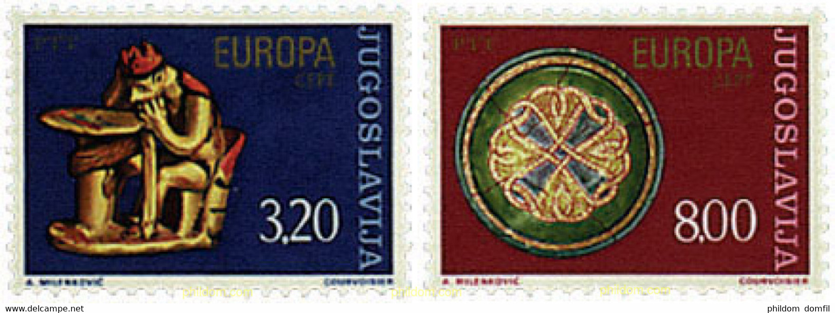 62301 MNH YUGOSLAVIA 1976 EUROPA CEPT 1976 - ARTESANIA - Colecciones & Series