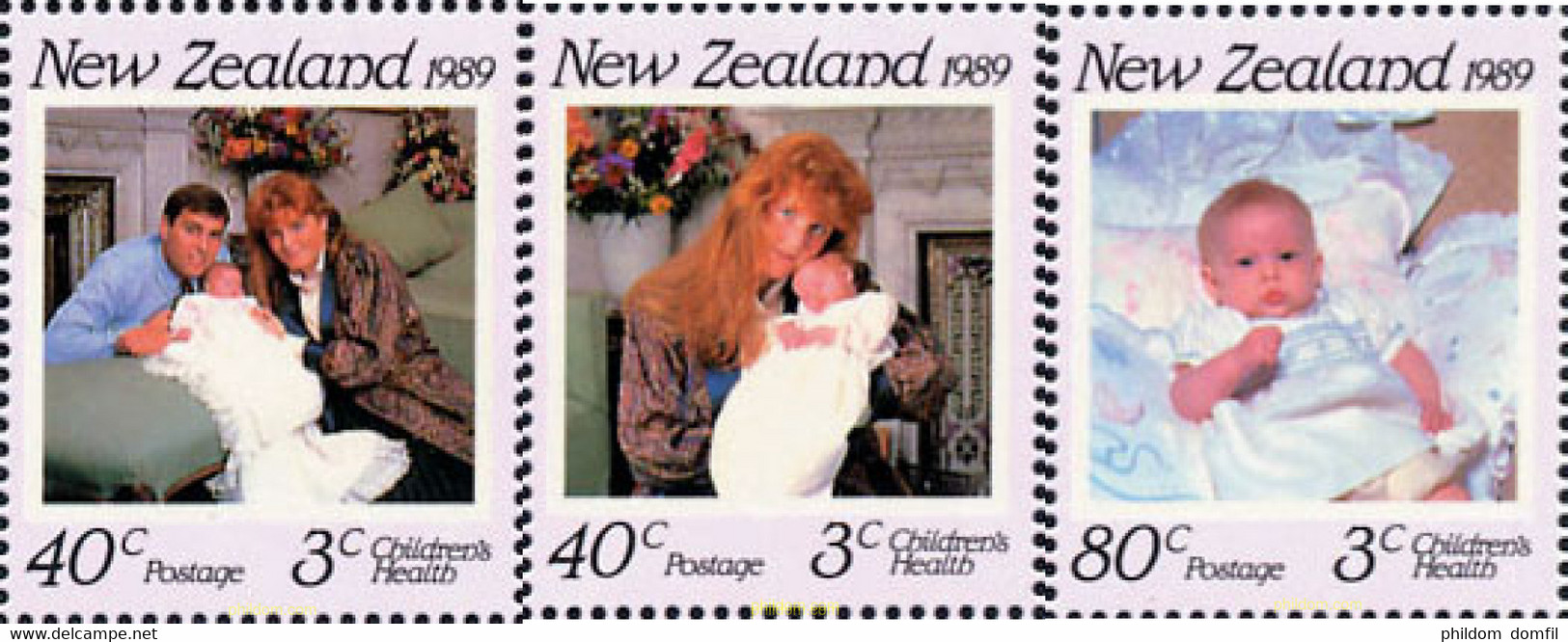 162366 MNH NUEVA ZELANDA 1989 PRO SALUD DE LA INFANCIA - Errors, Freaks & Oddities (EFO)