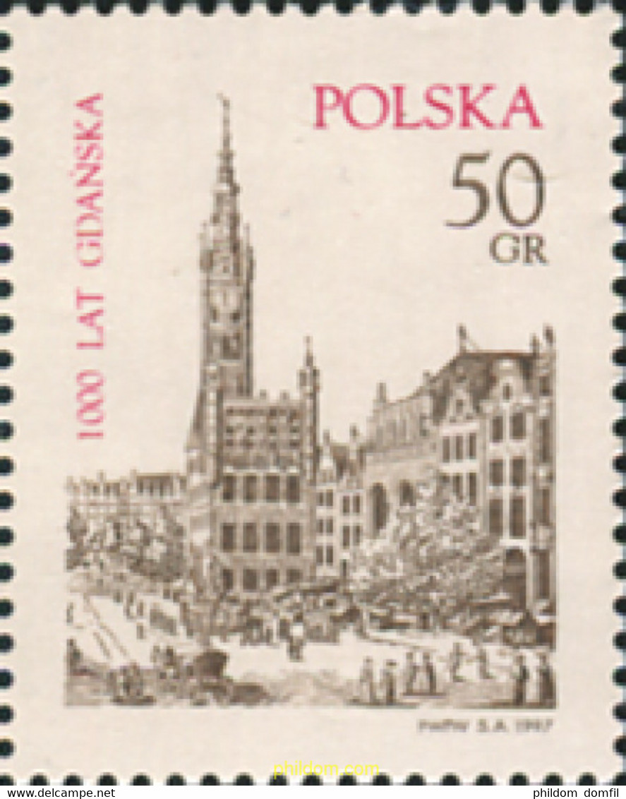 30820 MNH POLONIA 1997 MILENARIO DE LA CIUDAD DE GDANSK - Ohne Zuordnung