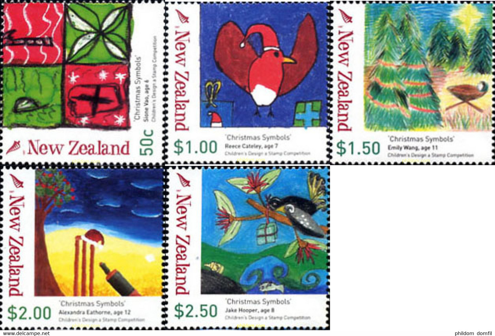 209168 MNH NUEVA ZELANDA 2007 NAVIDAD - Varietà & Curiosità