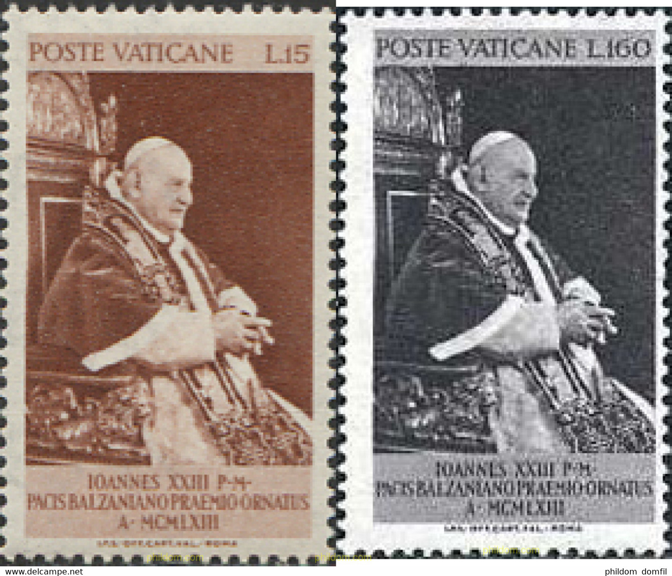 684269 HINGED VATICANO 1963 PREMIO BALZAN POR LA PAZ PARA EL PAPA JUAN XXIII - Used Stamps