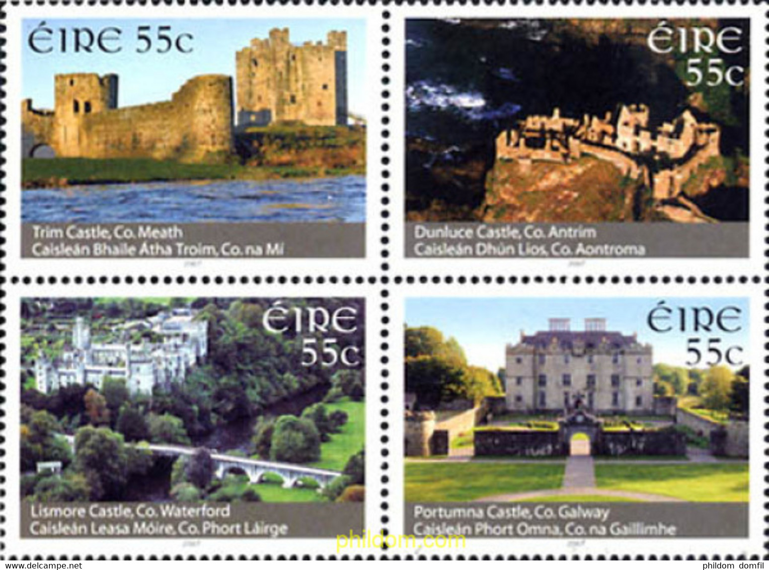 277136 MNH IRLANDA 2007 CASTILLO - Collezioni & Lotti