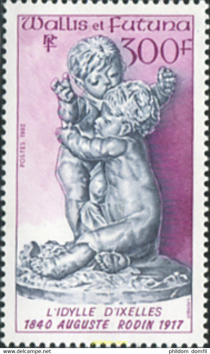 574696 MNH WALLIS Y FUTUNA 1992 RODIN - Usati