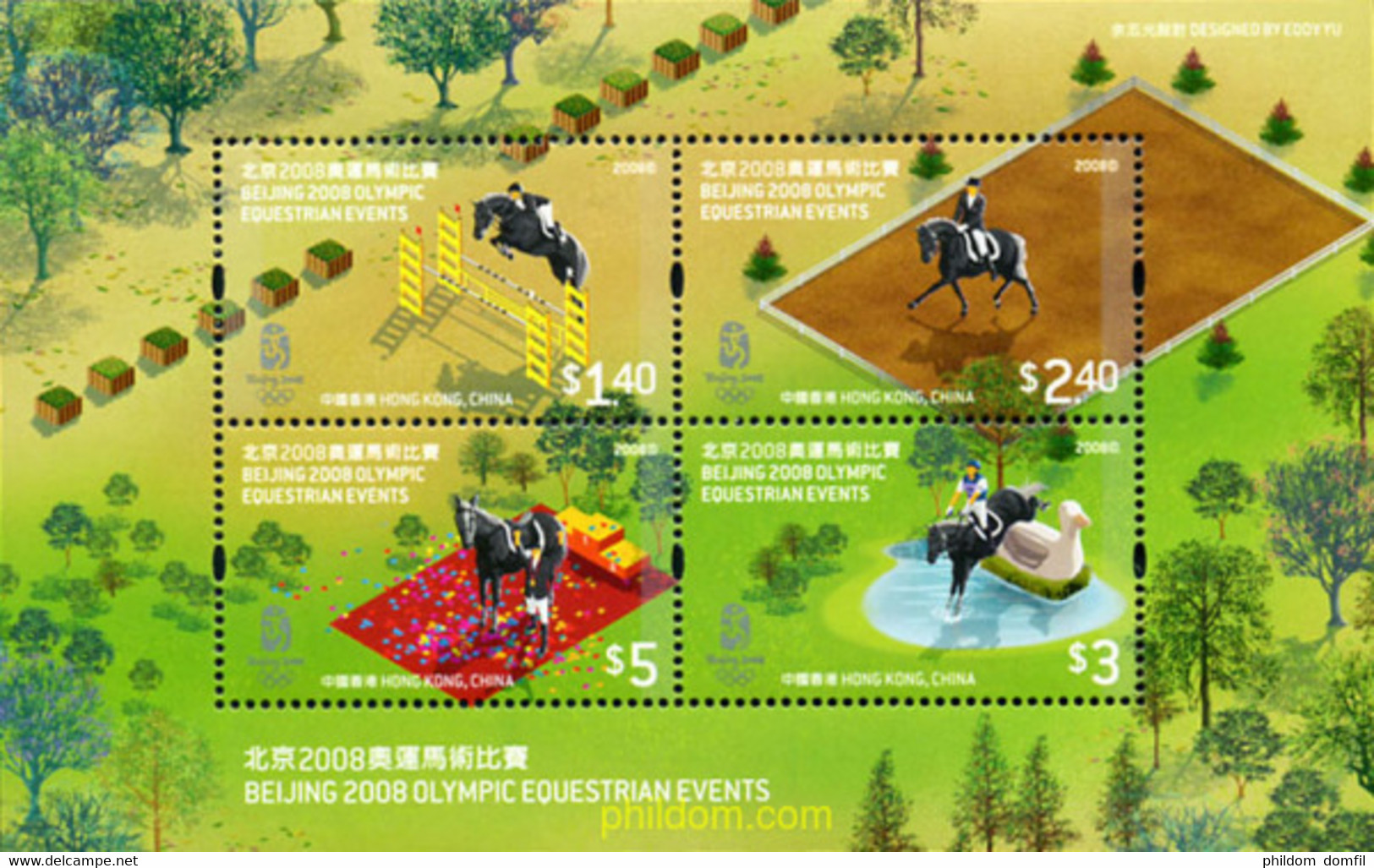 217363 MNH HONG KONG 2008 29 JUEGOS OLIMPICOS VERANO PEKÍN 2008 - Colecciones & Series