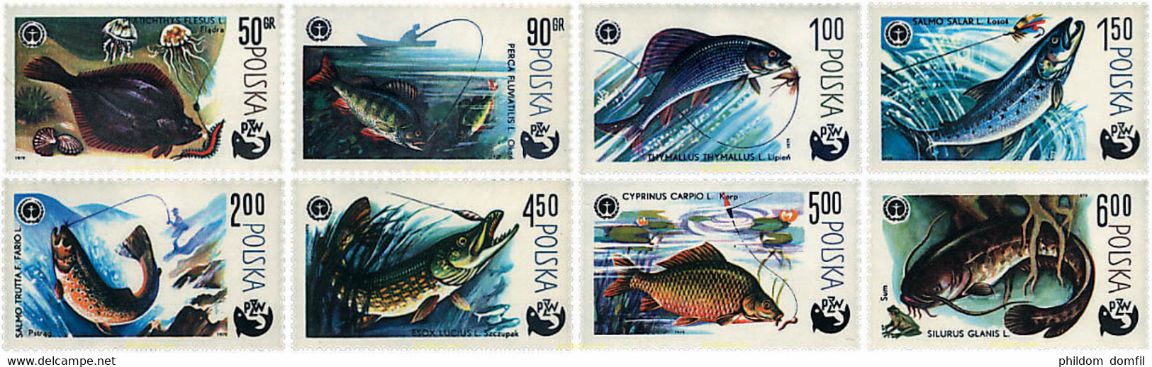 61690 MNH POLONIA 1979 100 ANIVERSARIO DE LA PESCA DEPORTIVA EN POLONIA - Zonder Classificatie