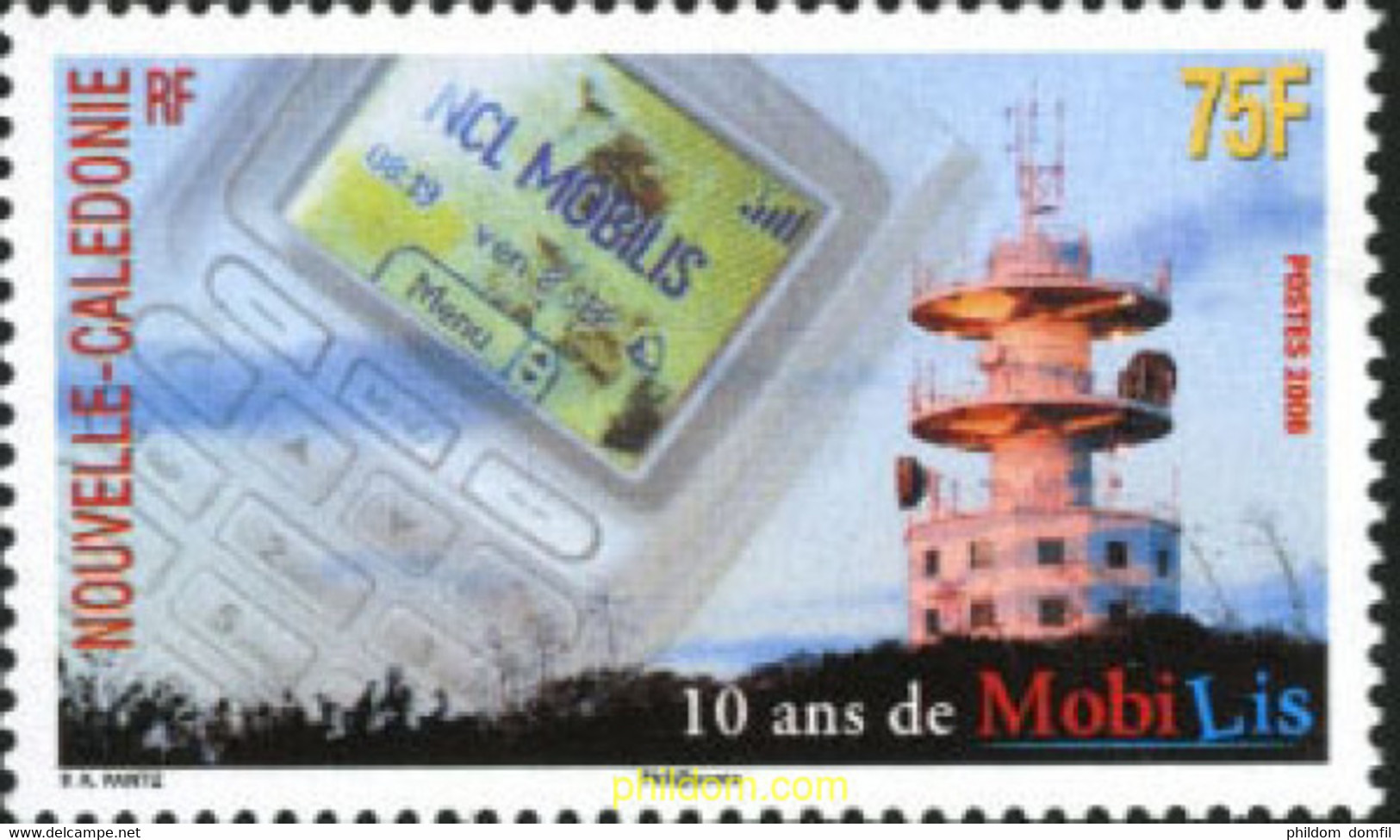 196713 MNH NUEVA CALEDONIA 2006 MOVILES - Used Stamps