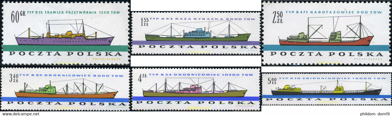 166466 MNH POLONIA 1961 MARINA NACIONAL - Zonder Classificatie