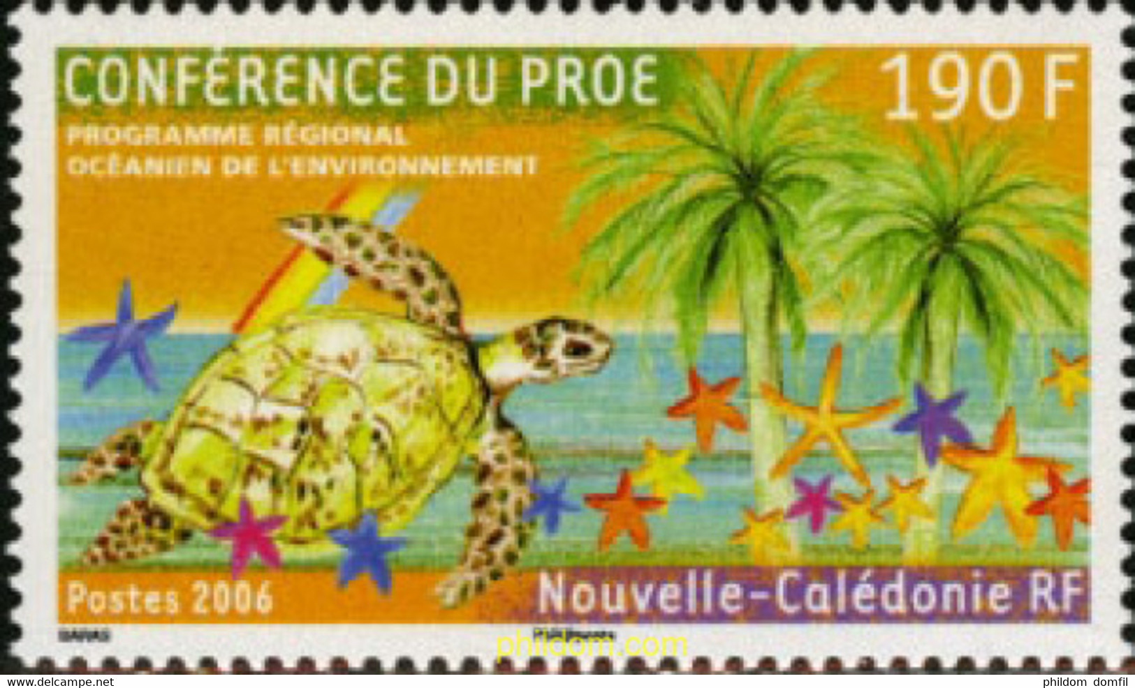 192199 MNH NUEVA CALEDONIA 2006 PROGRAMA REGIONAL DE LA PROTECCION DEL OCEANO - Usados