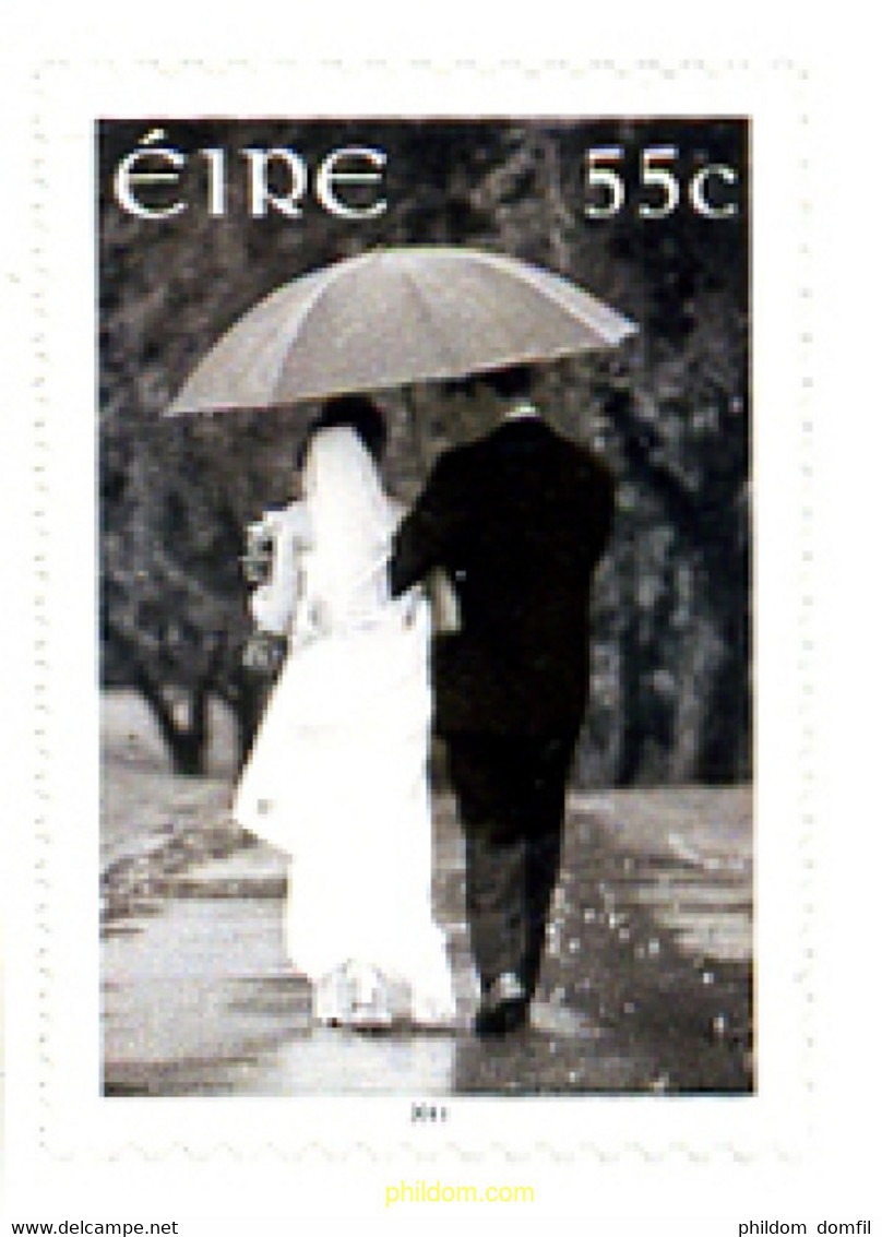 259302 MNH IRLANDA 2011 SELLO PARA BODAS - Lots & Serien