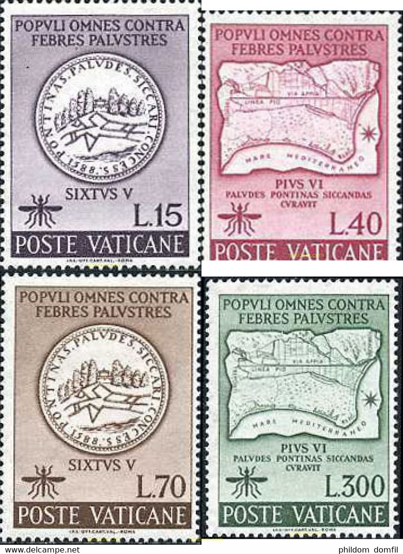 684258 HINGED VATICANO 1962 ERRADICACION DE LA MALARIA - Used Stamps