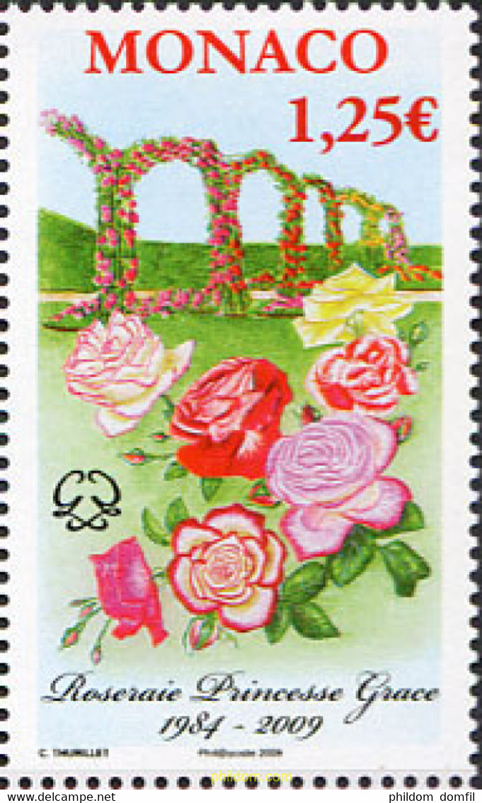 222779 MNH MONACO 2009 ROSALEDA PRINCESA GRACE - Otros & Sin Clasificación